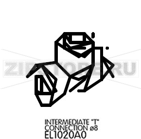 Соединитель Т-образный (тройник) ø=8мм Unox XBC 805 Соединитель Т-образный (тройник) ø=8мм Unox XBC 805Запчасть на деталировке под номером: 24Название запчасти на английском языке: Intermediate "T" connection ø8 Unox XBC 805