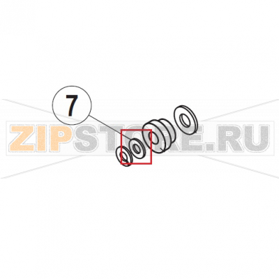 Washer Hobart UXT-10A                                                                              Washer Hobart UXT-10AЗапчасть на сборочном чертеже под номером: 7Название запчасти на немецком языке языке: Washer Hobart UXT-10A
