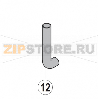 Hose Hobart UXT-10A                                                                                   Hose Hobart UXT-10AЗапчасть на сборочном чертеже под номером: 12Название запчасти на немецком языке языке: Hose Hobart UXT-10A
