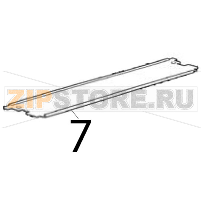 Supporto in metallo Scotsman B 40 Supporto in metallo Scotsman B 40Запчасть на деталировке под номером: 7
