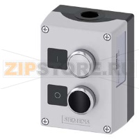 ПОСТ УПРАВЛЕНИЯ, 22MM, С КРУГЛЫМИ ВЫРЕЗАМИ, МАТЕРИАЛ КОРПУСА - МЕТАЛЛ, КРЫШКА КОРПУСА - СЕРАЯ, 2 КОМАНДНЫХ ТОЧКИ, МЕТАЛЛ, B=КНОПКА БЕЛАЯ, МАРКИРОВКА: "I", 1НО, ВИНТОВЫЕ КЛЕММЫ, A=КНОПКА ЧЁРНАЯ, МАРКИРОВКА:O, 1НЗ, ВИНТОВЫЕ КЛЕММЫ, МОНТАЖ КОНТАКТНЫХ МОДУЛЕЙ