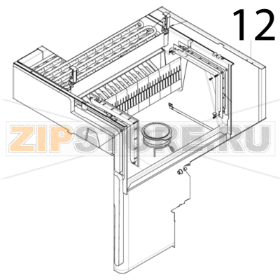 Right side panel Scotsman B 7040 Right side panel Scotsman B 7040Запчасть на деталировке под номером: 12
