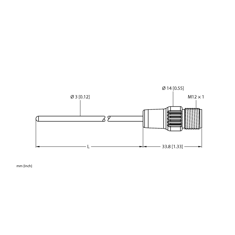 Датчик температуры Turck TP-203A-CF-H1141-L250 