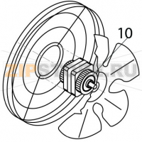 Fan motor 230V 3 50 Hz Brema M 800