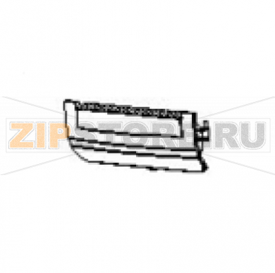 Панель передняя (стандартная) Zebra ZD500R Панель передняя (стандартная) Zebra ZD500RЗапчасть на сборочном чертеже под номером: 18Название запчасти Zebra на английском языке: Front Bezel, Standard