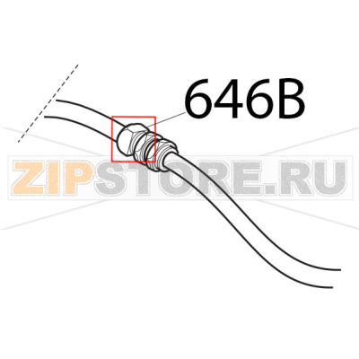 Pressacavo PG11 fil. lungo Sirman Canova 300 Pressacavo PG11 fil. lungo Sirman Canova 300Запчасть на деталировке под номером: 646B