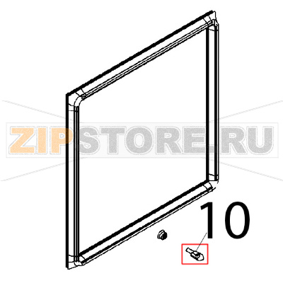 Perno arresto serratura Angelo Po BX61E Perno arresto serratura Angelo Po BX61EЗапчасть на деталировке под номером: 10
