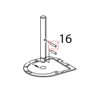 Pin (vertical center shaft) KitchenAid 5K45SSEWH