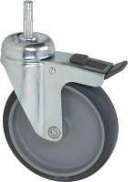 SWIVEL WHEEL WITH PIN AND BRAKE