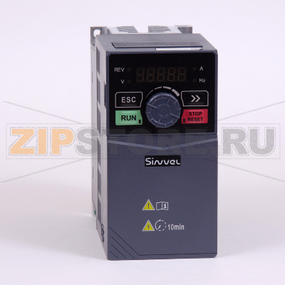 Преобразователь частоты 0.75 кВт, 1 фаза, 220 В, STO, тормозной модуль Sinvel SID300-0R7-2BS 