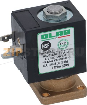 SOLENOID VALVE OLAB 2-WAY 220/230V 