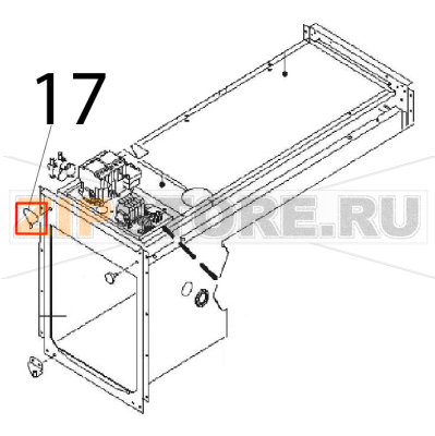 Hinge assembly Angelo Po 04WCP1EM Hinge assembly Angelo Po 04WCP1EMЗапчасть на деталировке под номером: 17