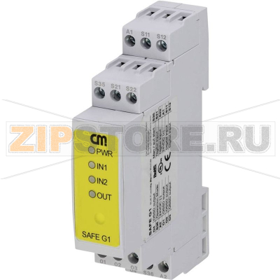 Реле безопасности 24 В/DC CM Manufactory SAFE G1 