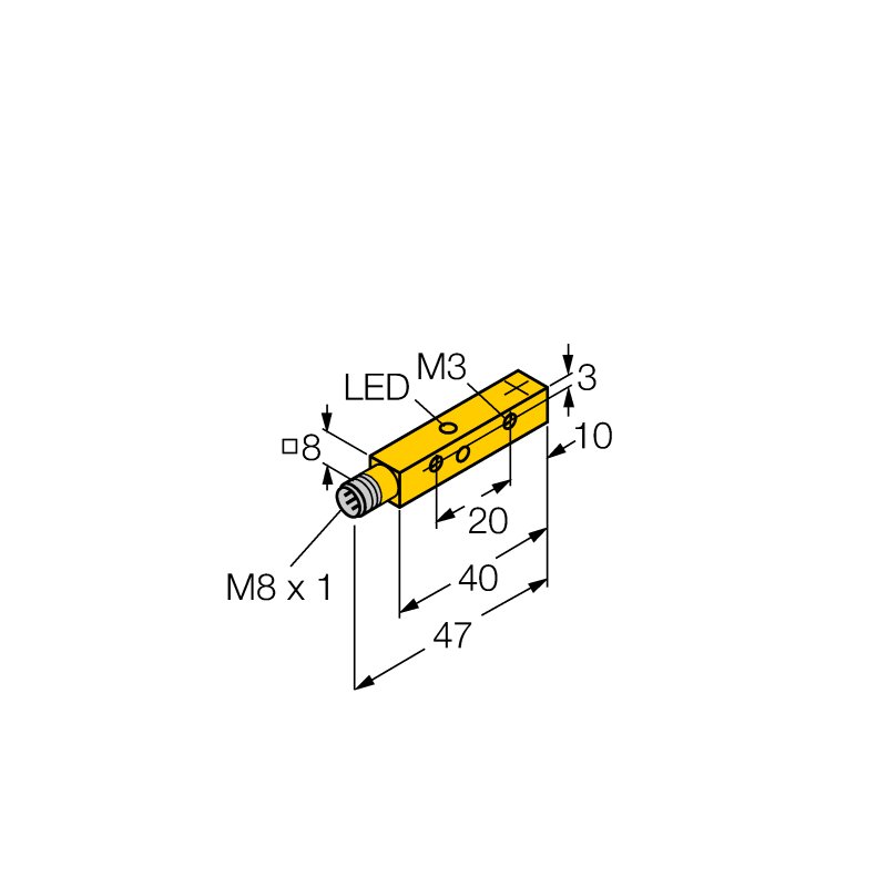 Датчик индуктивный Turck NI4U-Q8SE-AP6X-V1131 