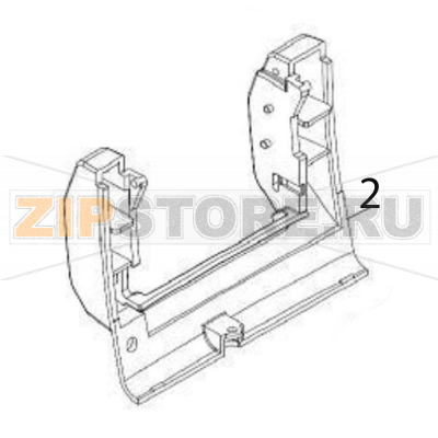 Dispense frame Sato CG212DT Dispense frame Sato CG212DTЗапчасть на деталировке под номером: 2Название запчасти на английском языке: Dispense frame Sato CG212DT.