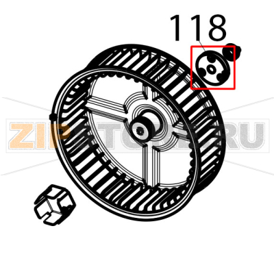 Ovens sealing ring flange DI.8, DE.18, H.5 Tecnoinox EFB10DSL Ovens sealing ring flange DI.8, DE.18, H.5 Tecnoinox EFB10DSLЗапчасть на деталировке под номером: 118