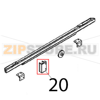 Supp. probe Angelo Po FX61E2 Supp. probe Angelo Po FX61E2Запчасть на деталировке под номером: 20