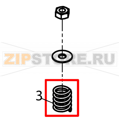 Spring Fagor VG-101 Spring Fagor VG-101Запчасть на деталировке под номером: 3Название запчасти Fagor на английском языке: Spring VG-101.