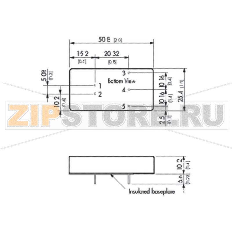 Преобразователь DC/DC, печатный монтаж, 24 V/DC, ±15 V/DC, 500 mA Traco Power TEN 15-2423 