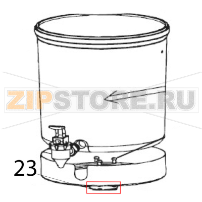 Screw for holder Hurakan HKN-DB81 Screw for holder Hurakan HKN-DB81Запчасть на деталировке под номером: 23