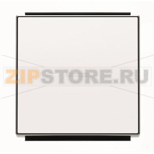 Клавиша для одноклавишных выключателей/переключателей/кнопок с линзой подсветки, альпийский белый ABB 2CLA850130A1101 