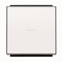 Клавиша для одноклавишных выключателей/переключателей/кнопок с линзой подсветки, альпийский белый ABB 2CLA850130A1101