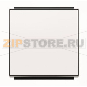 Клавиша для одноклавишных выключателей/переключателей/кнопок с линзой подсветки, альпийский белый ABB 2CLA850130A1101 