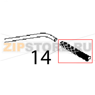 Mesh-reinforced PVC hose Ø: 12 Angelo Po FM1011E2 Mesh-reinforced PVC hose Ø: 12 Angelo Po FM1011E2Запчасть на деталировке под номером: 14