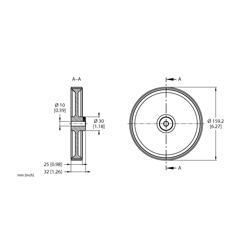 Колесо измерительное Turck RA-MW-500-25-RT1-10 