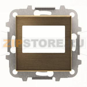 Накладка для цифрового FM-радио и/или механизма (блока) ДУ, античная латунь ABB 2CLA856800A1201 