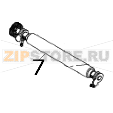 Platen roller assembly (203 dpi) TSC TX600 Platen roller assembly (203 dpi) TSC TX600Запчасть на деталировке под номером: 7