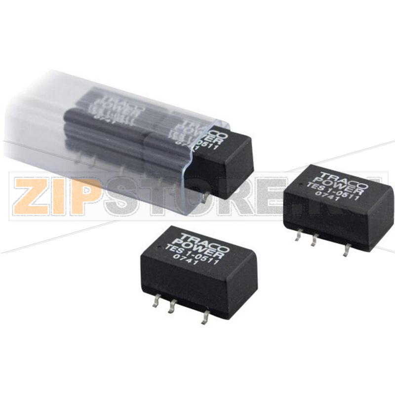 Преобразователь DC/DC, SMD-монтаж, 12 V/DC, 5 V/DC, 200 mA, 1 W Traco Power TES 1-1211 