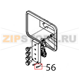 Temperature indicator Hurakan HKN-XF023 Temperature indicator Hurakan HKN-XF023Запчасть на деталировке под номером: 56