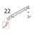 Left drip profile pipe Unox XVC 205E