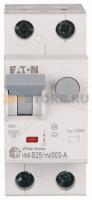 Переключатель комбинированный УЗО/АЗС Eaton HNB-B25/1N/003-A