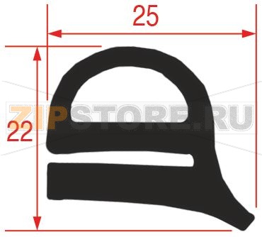 ПРОКЛАДКА ДВЕРЦЫ ДУХОВКИ 