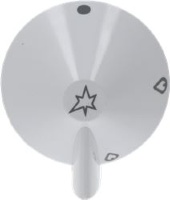 KNOB REX ZANUSSI WHITE ø 38 mm