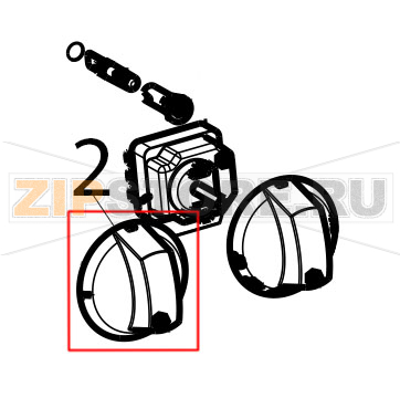 Manopola interruttore nera Tecnoinox PFU70V7 Manopola interruttore nera Tecnoinox PFU70V7Запчасть на деталировке под номером: 2