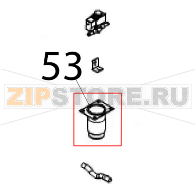 Foot Angelo Po IS102SR Foot Angelo Po IS102SRЗапчасть на деталировке под номером: 53