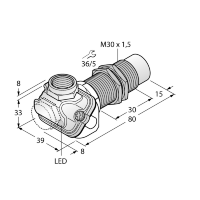 Датчик индуктивный Turck NI15-EM30WDTC-Y1X