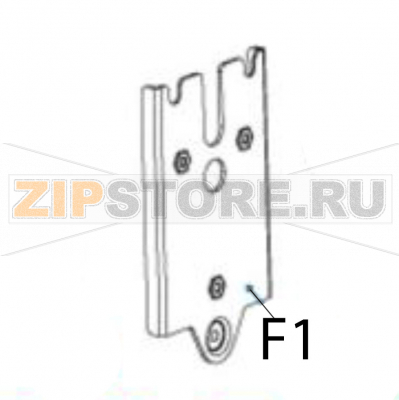 Support bracket for positional encoder Godex T10 Support bracket for positional encoder Godex T10Запчасть на деталировке под номером: F1Название запчасти Godex на английском языке: Support bracket for positional encoder T10.