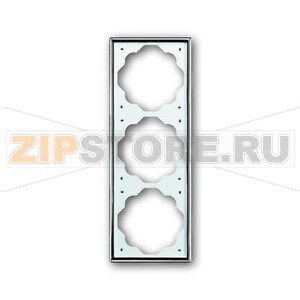 Рамка трехместная, хром ABB 2CKA001754A4135 