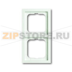 Рамка двухместная, белый бархат ABB 2CKA001754A4415 