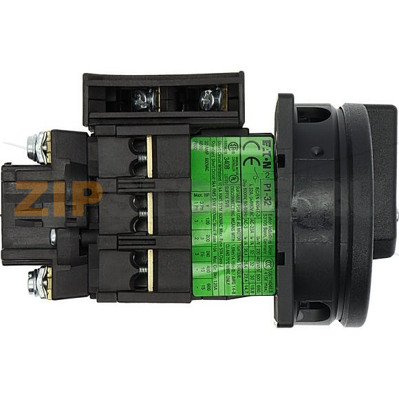 Выключатели главные, P1, 32 A, 3-полюсн., 1 замык, 1 размык контакты Eaton P1-32/EA/SVB-SW/HI11 