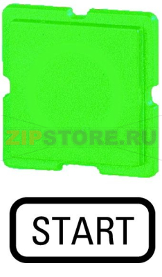 Шильдик, зеленый, START Eaton 111TQ25 