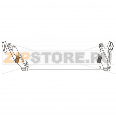 Printing mechanism hook assembly Godex RT730 Printing mechanism hook assembly Godex RT730Название запчасти Godex на английском языке: Printing mechanism hook assembly RT730.