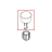 Chromed water-steam knob P0053 Saeco Talea Giro