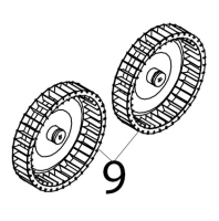 Ventola 200x40 mm, F8, a 38 pale Tecnoeka KF 966 D AL UD