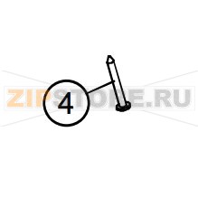 Винт (40PK) 3 X 19 принтера Datamax E-4205A Mark III Винт (40PK) 3 X 19 принтера Datamax E-4205A Mark IIIЗапчасть на сборочном чертеже под номером: 4Название запчасти Datamax на английском языке: (40PK) Tapping Screw 3 X 19