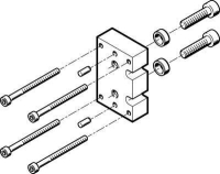 Комплект переходников Festo HAPG-80